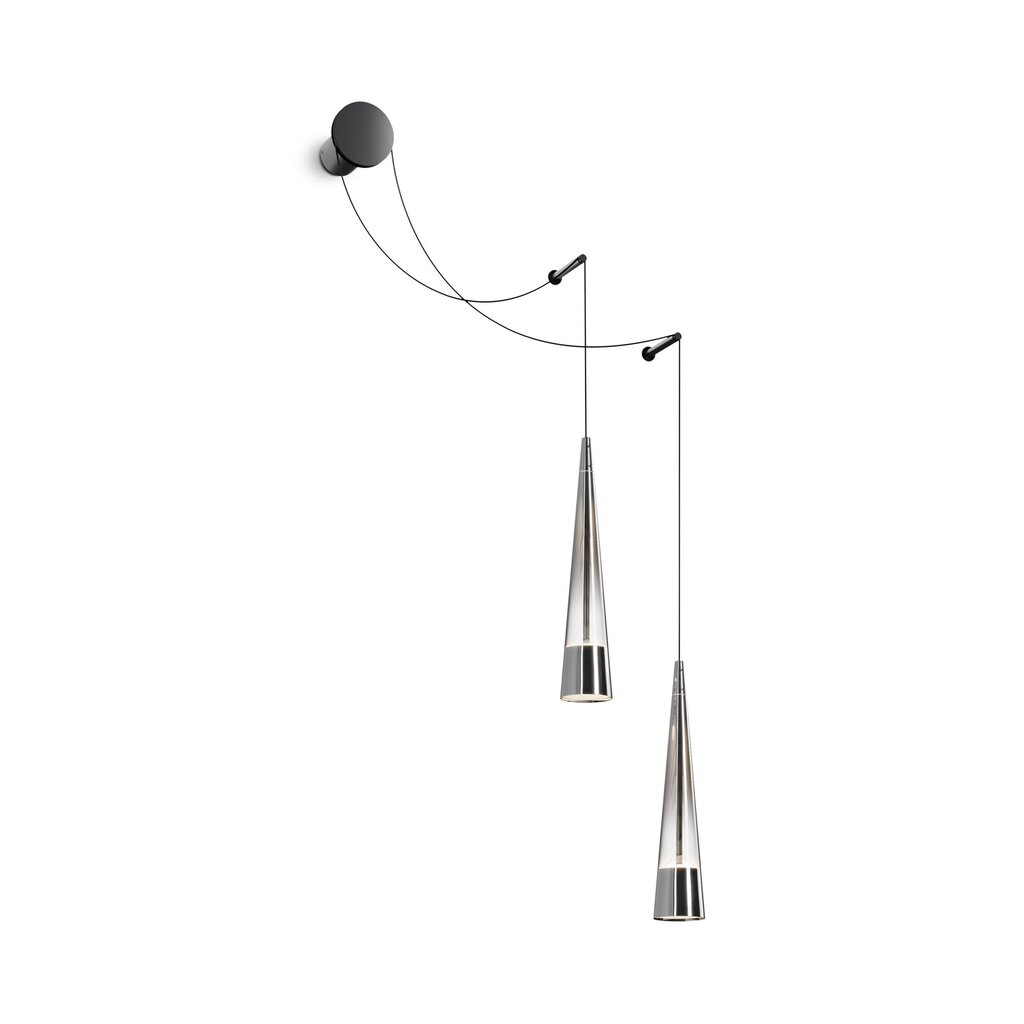 Maytoni Modern Sienas lampa Sintesi P090WL-L24CH3K Chrome cena un informācija | Sienas lampas | 220.lv