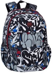 Skolas mugursoma CoolPack Climber Street art, 25 L, dažādu krāsu cena un informācija | Skolas somas | 220.lv