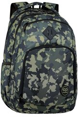 Skolas mugursoma CoolPack Break Combat, 29 L, tumši zaļa cena un informācija | Skolas somas | 220.lv