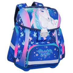 Skolas mugursoma Colorino Boogie Unicorn, zila цена и информация | Школьные рюкзаки, спортивные сумки | 220.lv