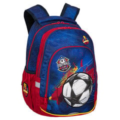Рюкзак школьный Colorino Prime Football, синий/красный цвет цена и информация | Школьные рюкзаки, спортивные сумки | 220.lv