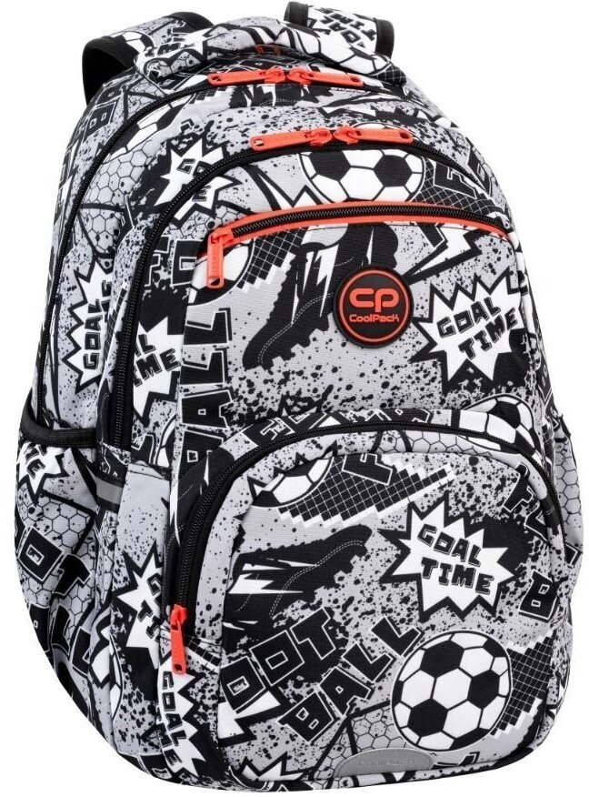 Skolas mugursoma Patio Pick Grey Ball, 23L cena un informācija | Skolas somas | 220.lv