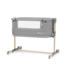 Детская кроватка Kinderkraft Neste Grow, light grey full wood цена и информация | Манежи для детей | 220.lv