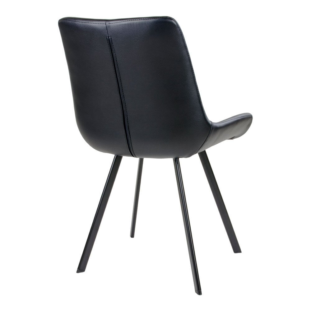 2-vu krēslu komplekts House Nordic Memphis, melns cena un informācija | Virtuves un ēdamistabas krēsli | 220.lv