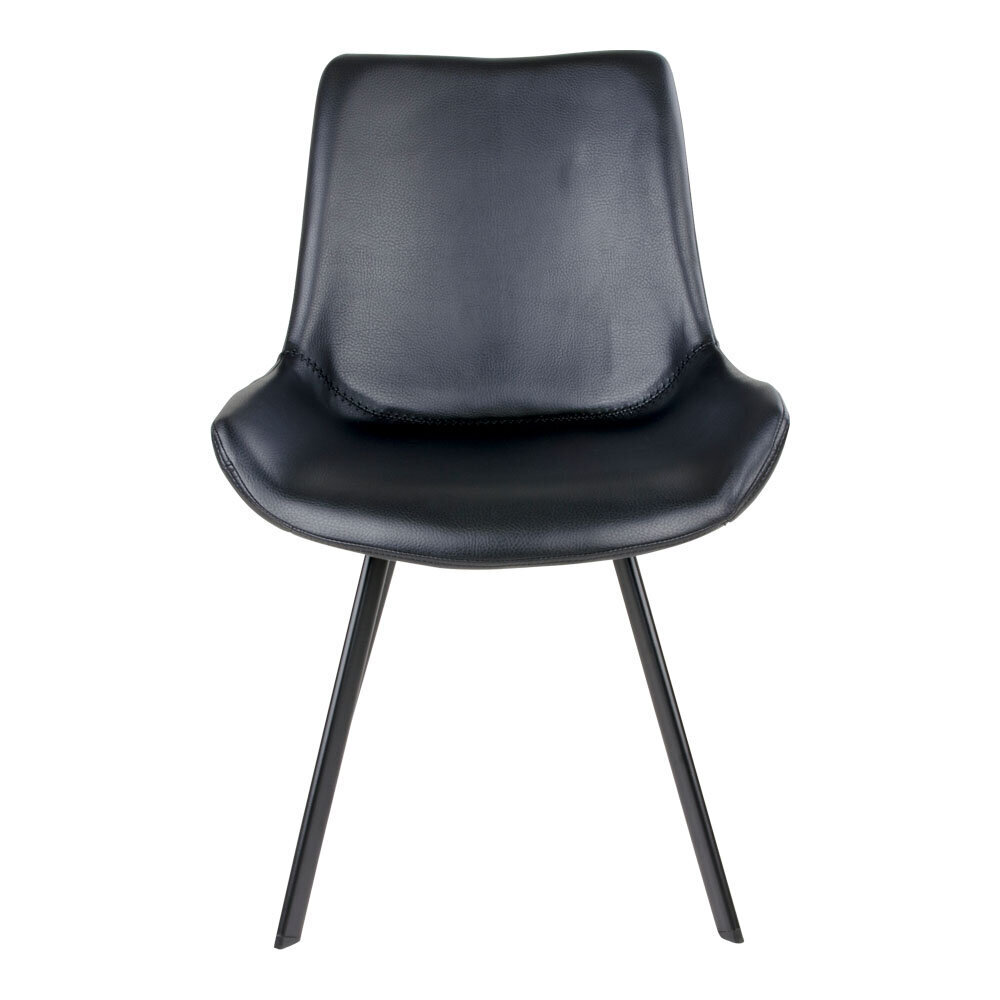 2-vu krēslu komplekts House Nordic Memphis, melns cena un informācija | Virtuves un ēdamistabas krēsli | 220.lv