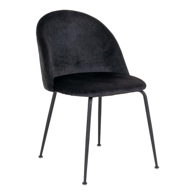 2-vu krēslu komplekts House Nordic Geneve, melns cena un informācija | Virtuves un ēdamistabas krēsli | 220.lv