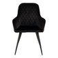 2-vu krēslu komplekts House Nordic Harbo, melns cena un informācija | Virtuves un ēdamistabas krēsli | 220.lv
