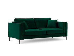 Četrvietīgs dīvāns Luis 4, zaļš/melns cena un informācija | Dīvāni | 220.lv