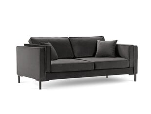 Четырехместный диван Luis 4, темно-серый/черный цена и информация | Диваны | 220.lv