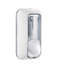 Dozators šķidrajām ziepēm White Soft Touch, 550ml cena un informācija | Vannas istabas aksesuāri | 220.lv