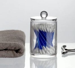 Контейнер для ушных палочек Jotta Beauty, 7x7x11 см цена и информация | Аксессуары для ванной комнаты | 220.lv