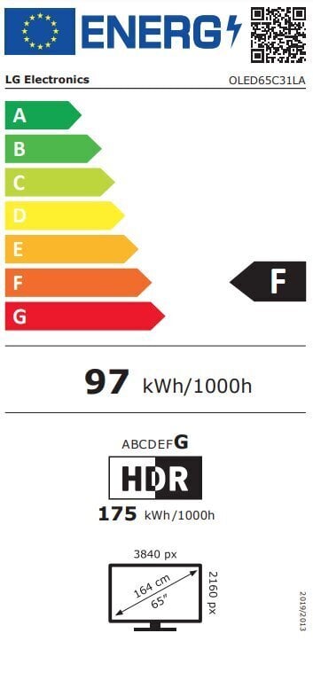 LG OLED65C31LA.AEU cena un informācija | Televizori | 220.lv