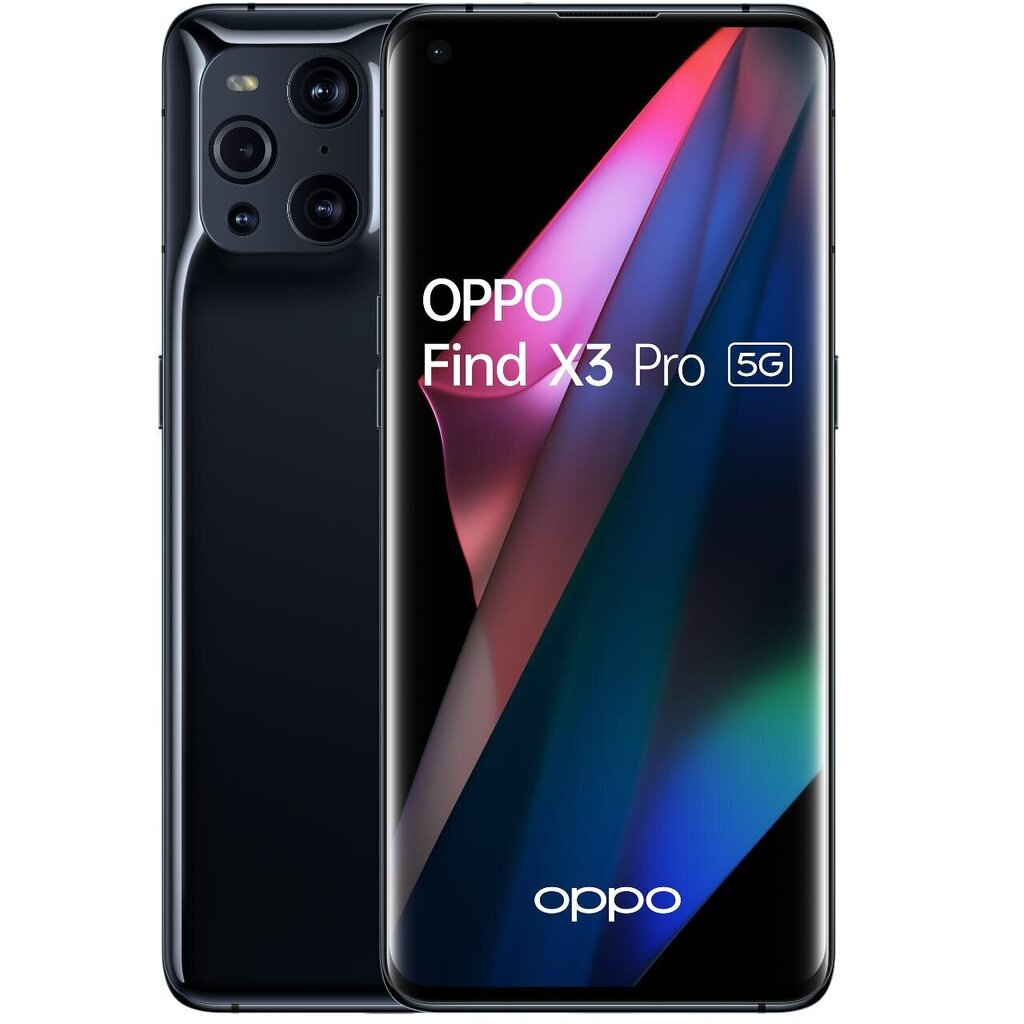 Oppo Find X3 Pro, Black цена и информация | Mobilie telefoni | 220.lv