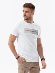 T-krekls ar apdruku vīriešu kokvilna Ombre S1751 cena un informācija | Vīriešu T-krekli | 220.lv