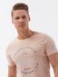 T-krekls ar apdruku vīriešu kokvilna Ombre S1752 cena un informācija | Vīriešu T-krekli | 220.lv