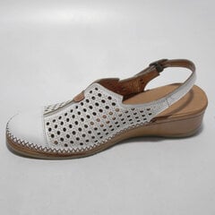 Кожаные туфли Manitu  247314, белые цена и информация | Женская обувь - лодочки  | 220.lv