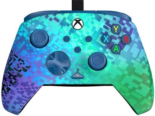 Kontrolieris PDP, Xbox Series X|S & PC, Glitch Green REMATCH Advanced Wired Controller - Gamepad цена и информация | Spēļu kontrolieri | 220.lv