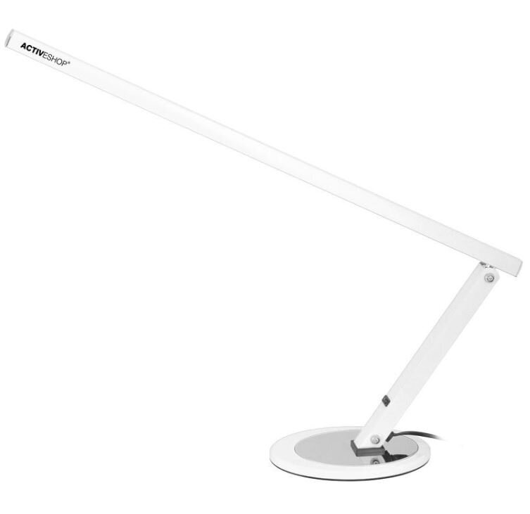 Profesionāla SLIM LED galda lampa manikīra darbam, balta цена и информация | Mēbeles skaistumkopšanas saloniem | 220.lv