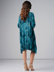 Plata, asimetriska kleita Lega SK152, tirkīzs cena un informācija | Kleitas | 220.lv