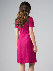 Платье из эластичного льна Lega SK158, розовый цена и информация | Платья | 220.lv