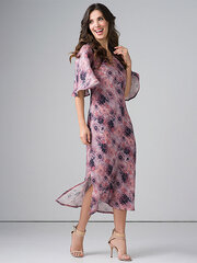 Lina midi kleita Lega SK154, putekļaini violets cena un informācija | Kleitas | 220.lv