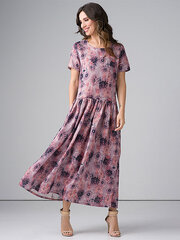 Maxi lina kleita Lega SK157, putekļaini violets cena un informācija | Kleitas | 220.lv