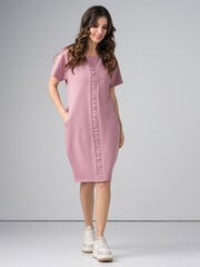 Хлопковое платье Lega SK148, пыльно-розовый цена и информация | Платья | 220.lv