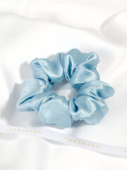 Резинка для волос из 100% шелка Threnton Baby Blue цена и информация | Аксессуары для волос | 220.lv