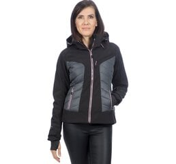 Icepeak sieviešu softshell slēpošanas virsjaka FREITAL, melna cena un informācija | Slēpošanas apģērbs | 220.lv