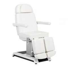 Кресло для педикюра профессиональное электрическое - солярий W-16C (3 мотора), белый цена и информация | Мебель для салонов красоты | 220.lv