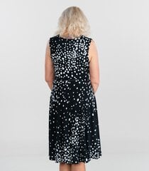 Zabaione sieviešu kleita ELLA KL*03, melns/balts 4067218234661 cena un informācija | Kleitas | 220.lv