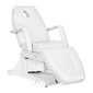 Profesionāls elektriskais skaistumkopšanas krēsls SOFT (1 motors), balts cena un informācija | Mēbeles skaistumkopšanas saloniem | 220.lv