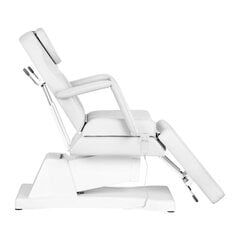 Профессиональная электрическая косметологическая стул SOFT (1 двигатель), белого цвета цена и информация | Мебель для салонов красоты | 220.lv