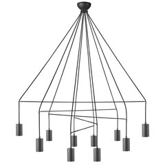 Piekaramā lampa Imbria melna 10 цена и информация | Люстры | 220.lv