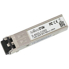 Волоконный модуль SFP MultiModo Mikrotik NADACA0074 S-85DLC05D 550 m 1.25 Gbps цена и информация | Маршрутизаторы (роутеры) | 220.lv