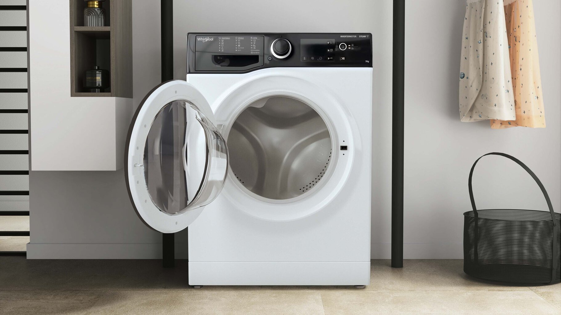 Стиральная машина с фронтальной загрузкой Whirlpool WRSB 7259 BB EU цена |  220.lv