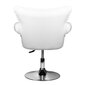 Profesionāls frizieru krēsls GRACIJA, balts cena un informācija | Mēbeles skaistumkopšanas saloniem | 220.lv