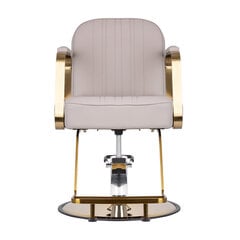 Профессиональное парикмахерское кресло GABBIANO ARCI, бежевого цвета с золотитыми деталями цена и информация | Мебель для салонов красоты | 220.lv