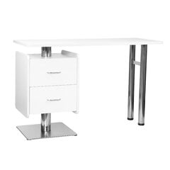 Профессиональный стол для маникюра MOD 6543, белого цвета цена и информация | Мебель для салонов красоты | 220.lv