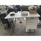 Profesionāls manikīra galds MOD 6543, balts цена и информация | Mēbeles skaistumkopšanas saloniem | 220.lv