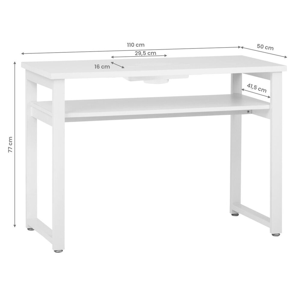 Profesionāls manikīra galds ar iebūvētu putekļu savācēju MOMO S41 cena un informācija | Mēbeles skaistumkopšanas saloniem | 220.lv