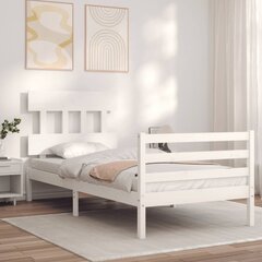 Каркас кровати, 100x200 см, белый цена и информация | Кровати | 220.lv
