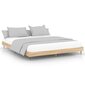 vidaXL gultas rāmis, ozolkoka krāsā, 200x200 cm, inženierijas koks cena un informācija | Gultas | 220.lv