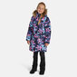 Huppa meiteņu ziemas parka MONA 2, 300 g, zila/rozā cena un informācija | Ziemas apģērbs bērniem | 220.lv