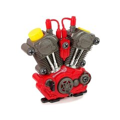 Liels mehāniskais dzinējs ar piederumiem Lean Toys цена и информация | Конструктор автомобилей игрушки для мальчиков | 220.lv