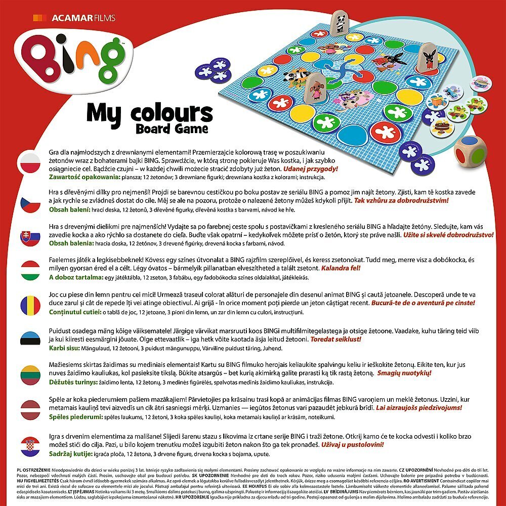 Galda spēle Trefl Bing: Manas krāsas цена и информация | Galda spēles | 220.lv