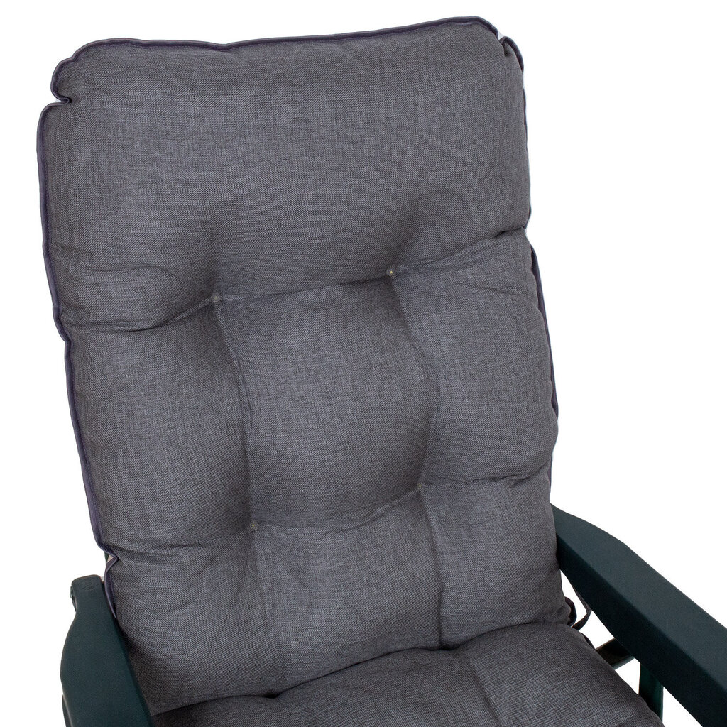 Spilvens krēslam BADEN-BADEN 48x165cm, pelēks цена и информация | Krēslu paliktņi | 220.lv