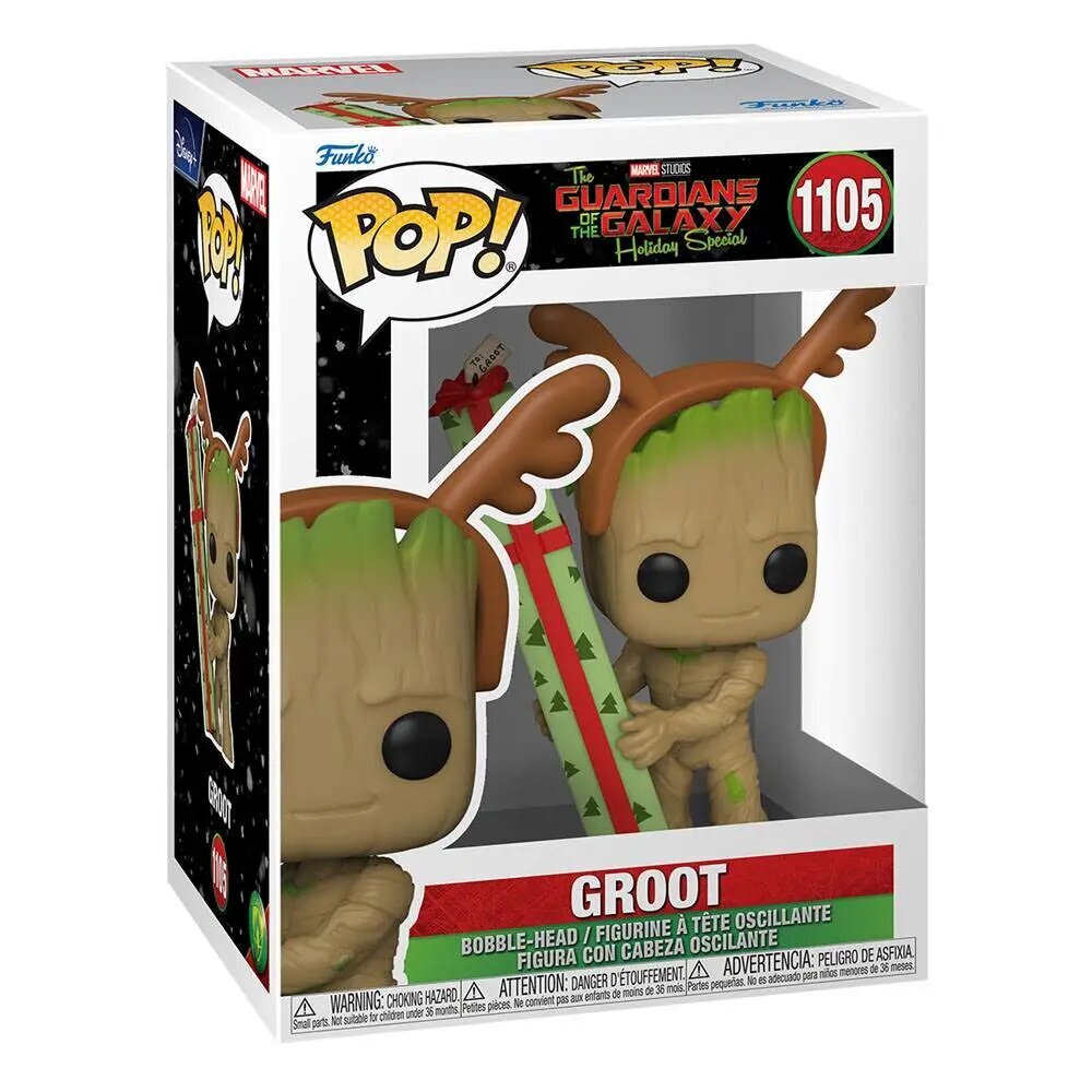 Galaxy Holiday Special POP! Varoņi Vinila Figūra Groot 9 cm cena un informācija | Rotaļlietas meitenēm | 220.lv