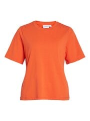 Женская футболка Vila 14079551*01, оранжевая цена и информация | Футболка женская | 220.lv