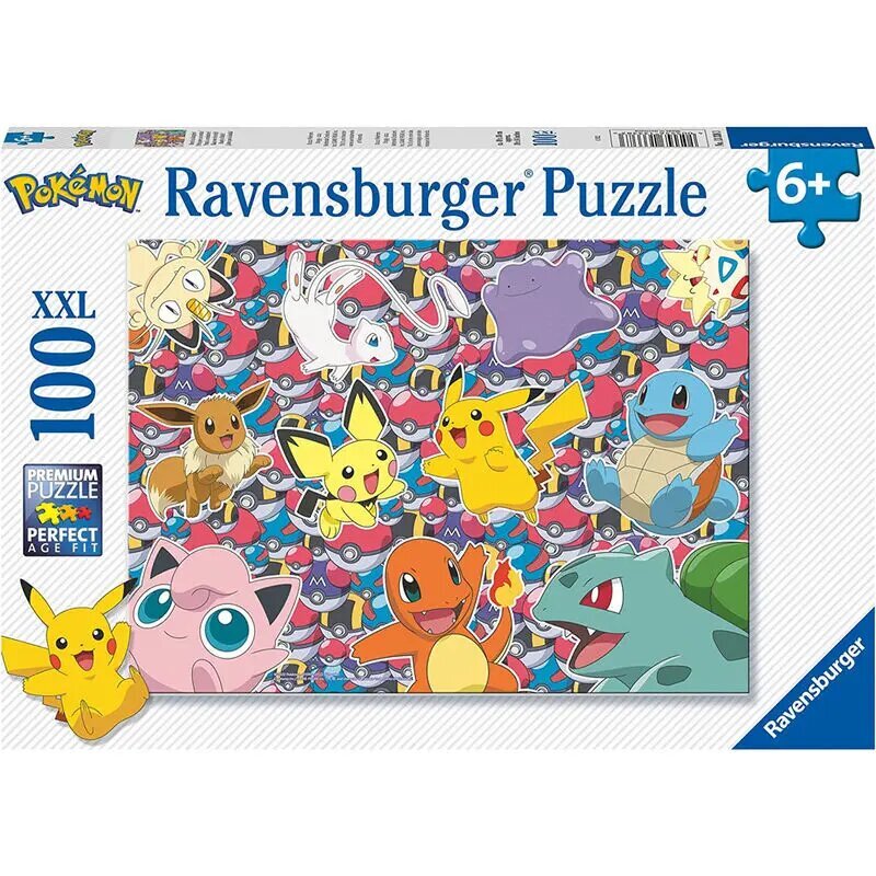 Pokemon puzzle 100gab cena un informācija | Puzles, 3D puzles | 220.lv